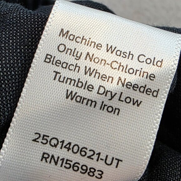 Evereve Sophia Linen Pants Wide Leg High‎ Rise 4-pocket Beachy Boho Black sz Sm - Picture 6 of 6